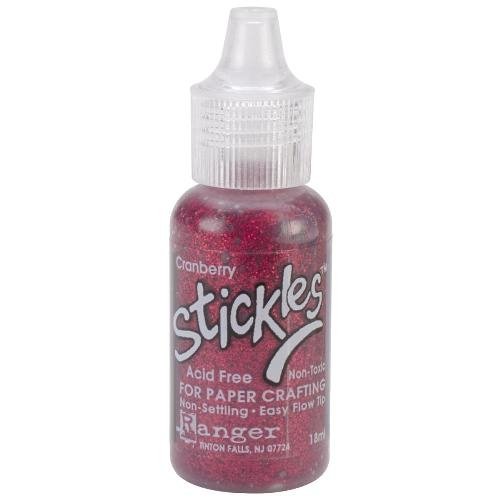 Клейовий гліттер Cranberry Stickles Glitter Glue від Ranger