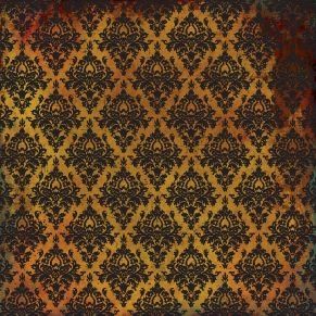 Скрапбумага с бархатом Gypsy Market Flocked Paper: Tobar  30х30 см от 7gypsies