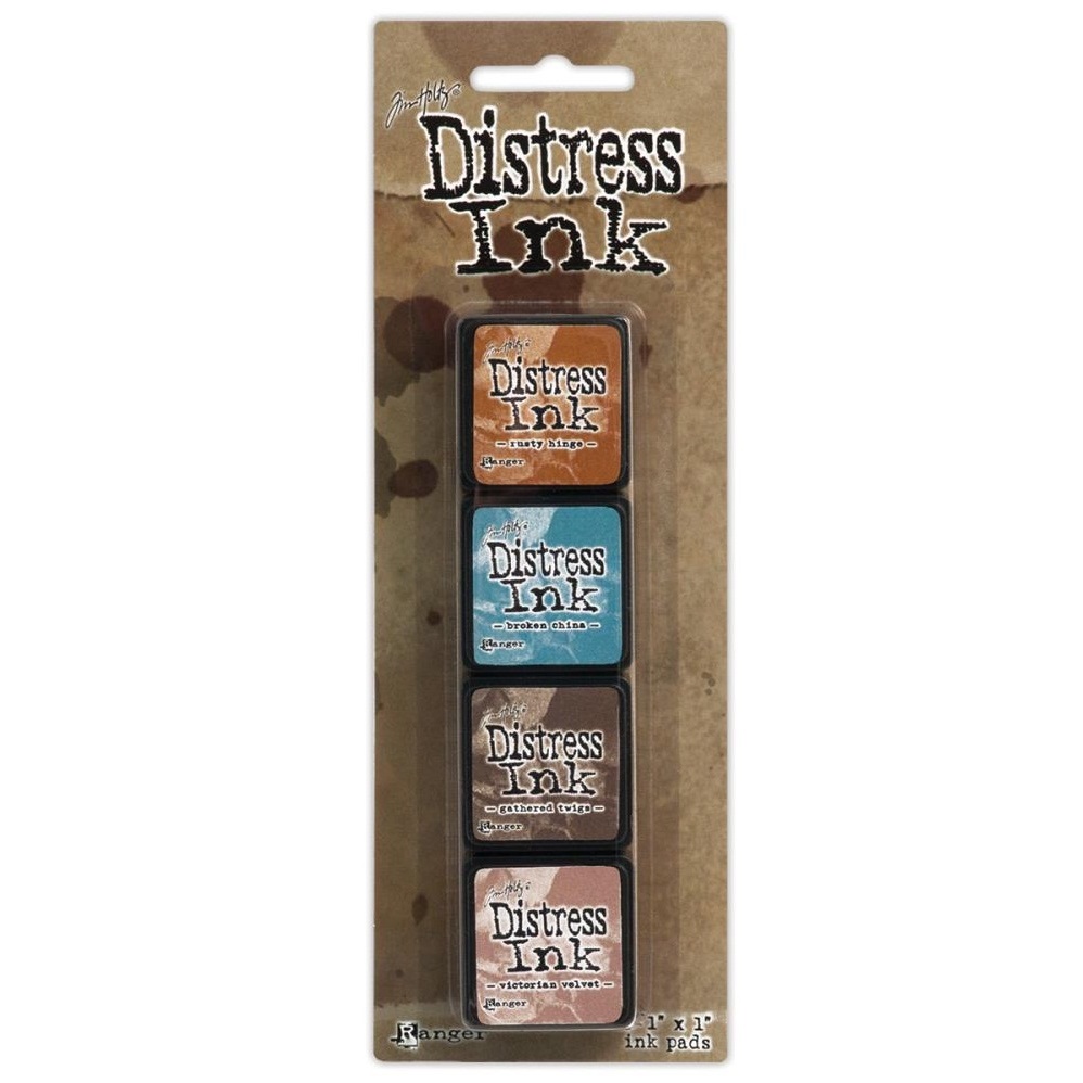Набір подушечок для Штампінг Distress Mini Ink Kit - Kit 6, 4 шт від Ranger