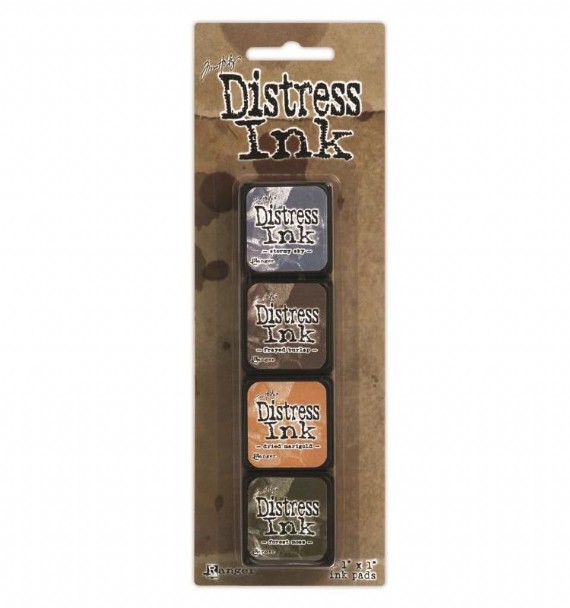 Набір подушечок для Штампінг Distress Mini Ink Kit - Kit 9, 4 шт від Ranger