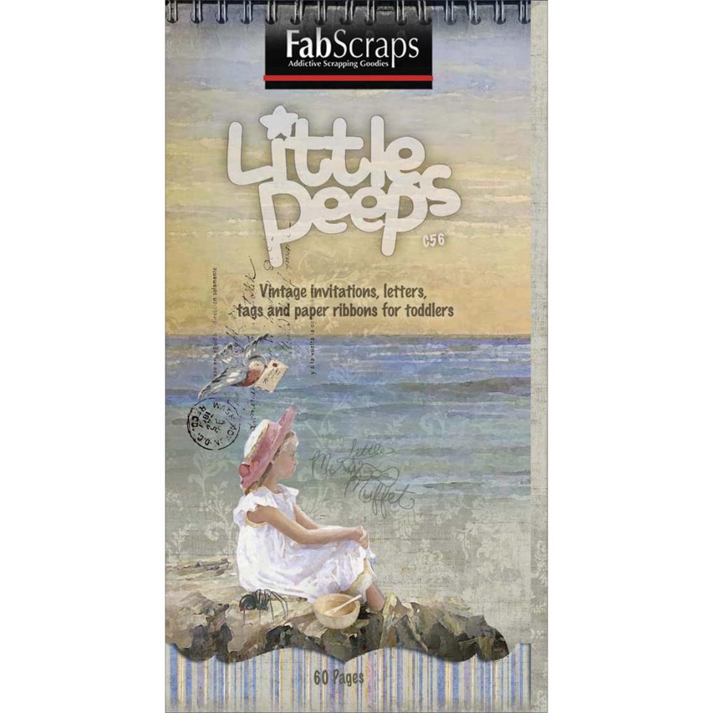 Набор для журналинга Little Peep 12 страниц, размер 20х10см Fabscraps