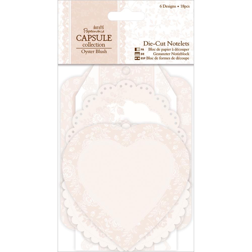 Набор фигурных высечек Oyster Blush 18 шт. от Papermania