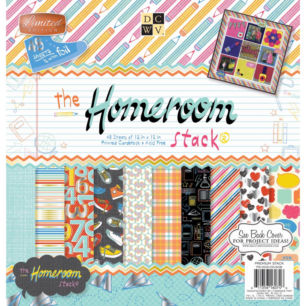 Набір паперу Homeroom 30х30 см 24 листа від DCWV