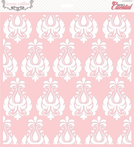 Трафарет Damask 30x30 см від Teresa Collins