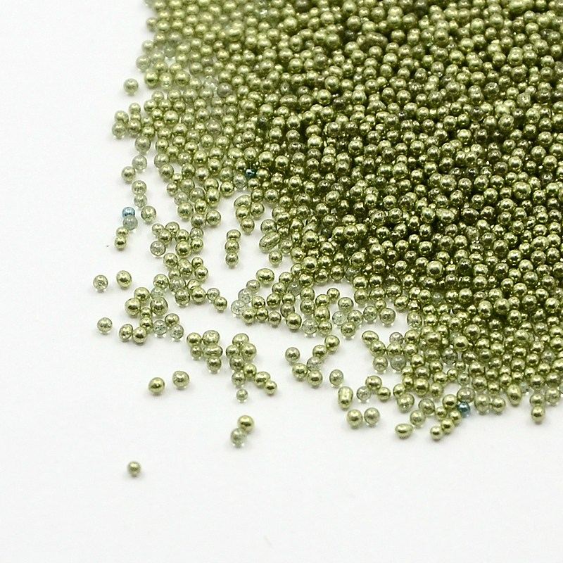 Микробисер матовый Olive Drab размер 0,5-0,8 мм, 10 грамм