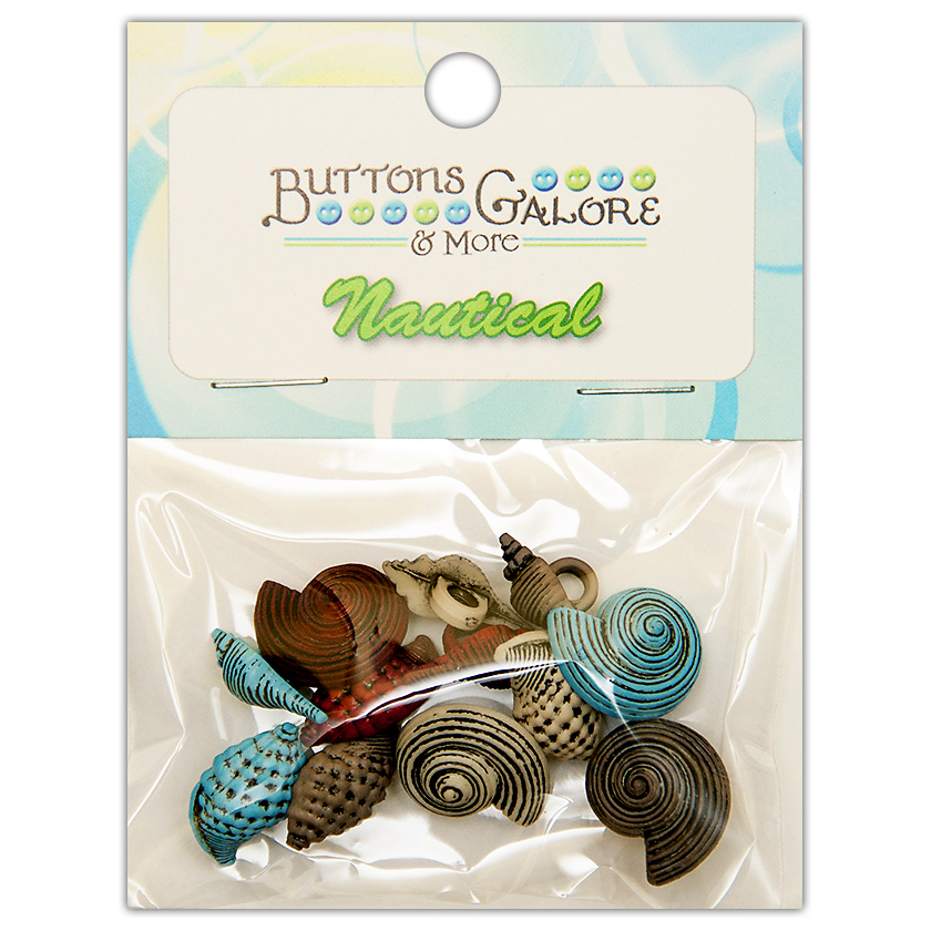 Набір ґудзиків Seashells, Buttons Galore