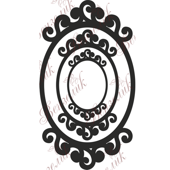 Чіпборд Набір рамочок 07, 3 ел.