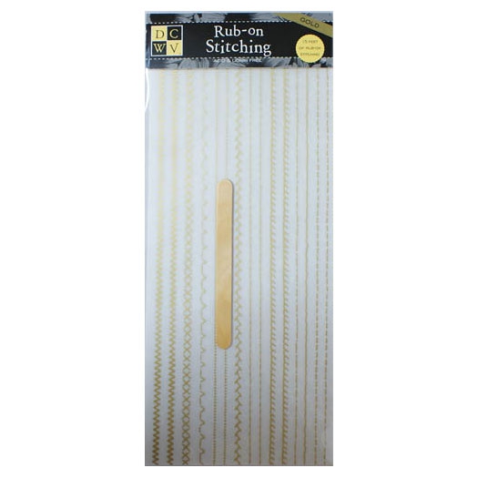 Лист натірок Rub On Stitching від DCWV