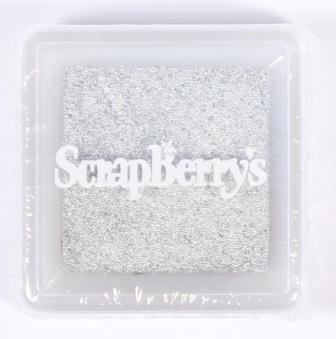 Пигментные чернила металлик, 2.5х2.5 см, цвет серебро от Scrapberry's