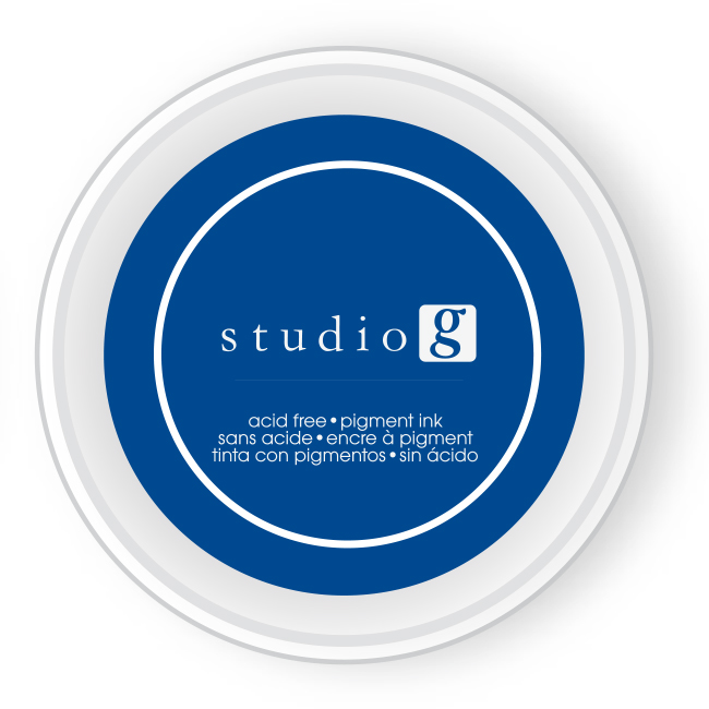 Пигментные чернила Blue 5 см от Studio G