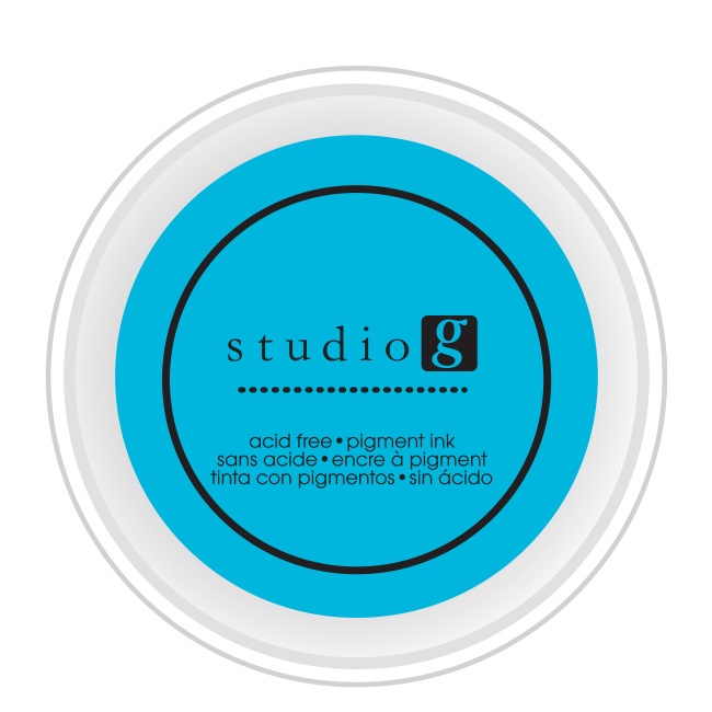 Пигментные чернила Light Blue 5 см от Studio G