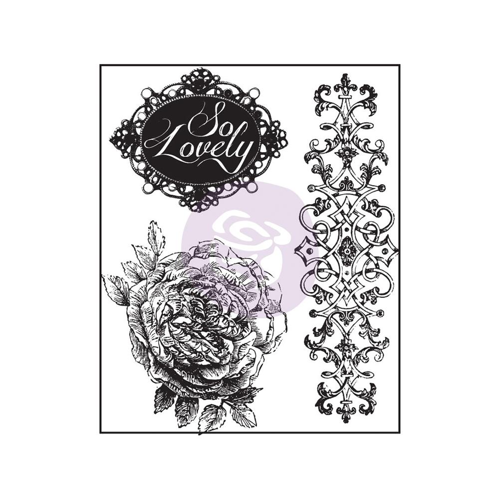 Акриловый штамп So Lovely, 6,3х7,6 см, Prima