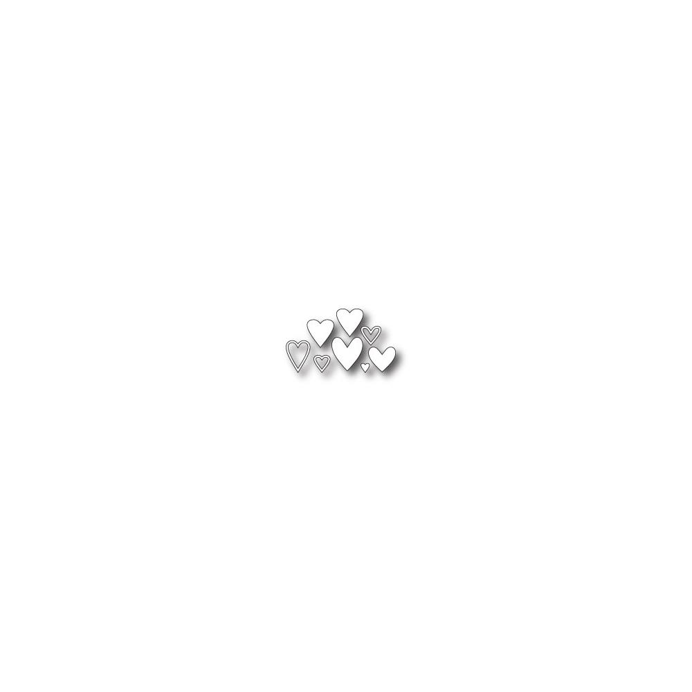 Ніж для вирізання Mini Hearts від Memory Box, розмір 10,5х15,5 см