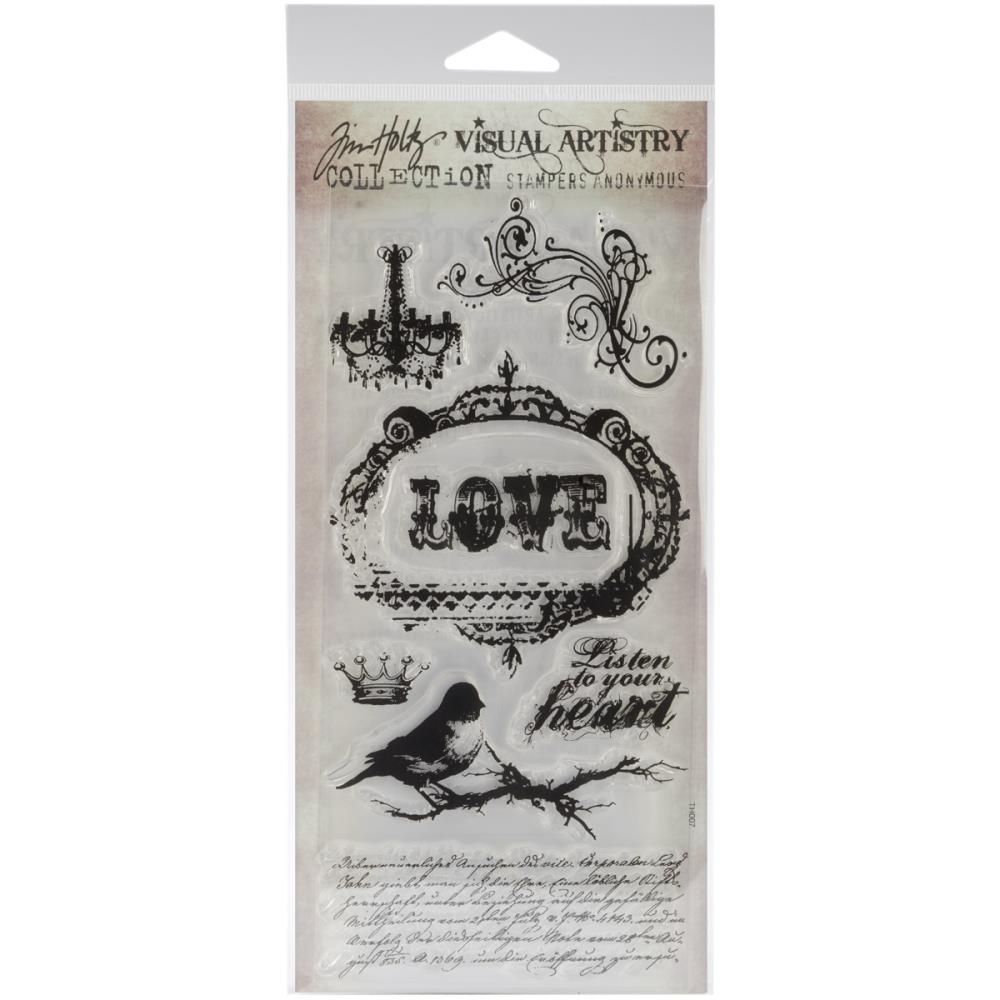 Набор акриловых штампов Urban Grunge, Tim Holtz