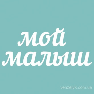 Чипборд "Мой Малыш 03", размер 11*90 мм