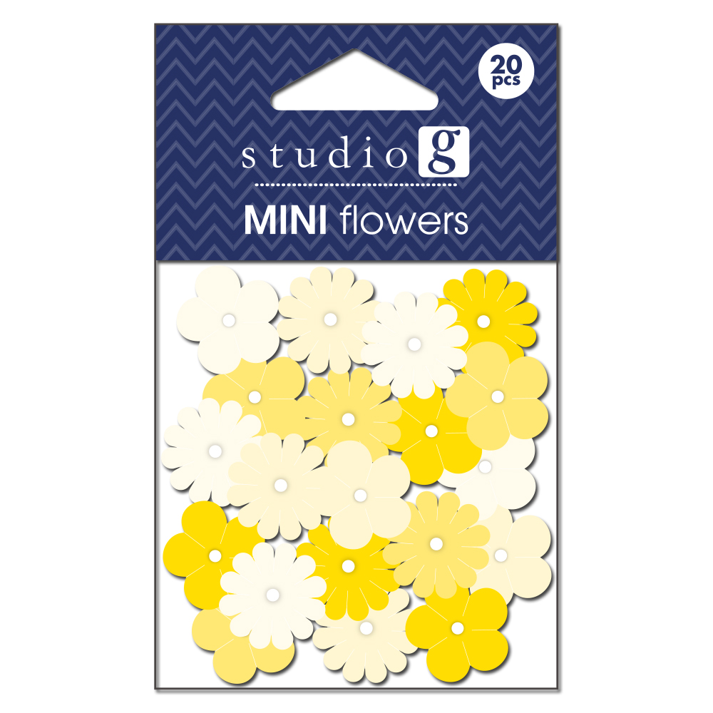 Набор цветочков Everyday Yellows, 20 шт от компании StudioG