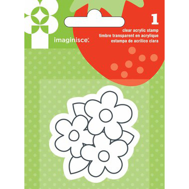 Акриловый штамп Flower, Imaginisce