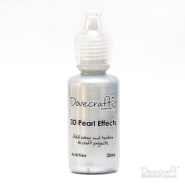 Жидкий жемчуг 3D Pearl Effects – Silver, 20 мл от Dovecraft