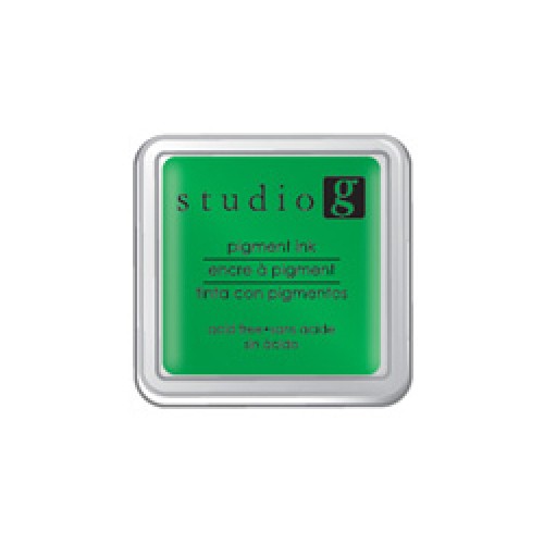 Пигментные чернила для штампинга Light Green, 5х5 см, от Hampton Art