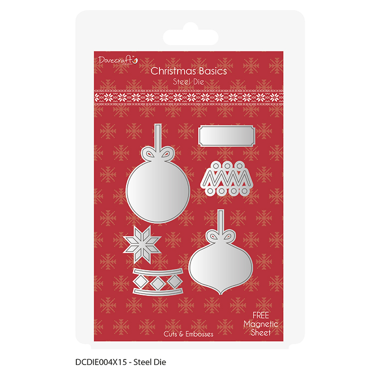 Набор ножей  Baubles Christmas Basics от Dovecraft