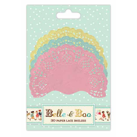 Набор бумажных салфеток Belle and Boo 3 шт, 11 см от Dovecraft