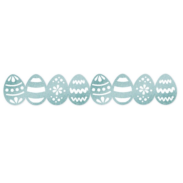 Декоративна стрічка з клейовим шаром Glitter Lace Eggcelent від We R Memory Keepers