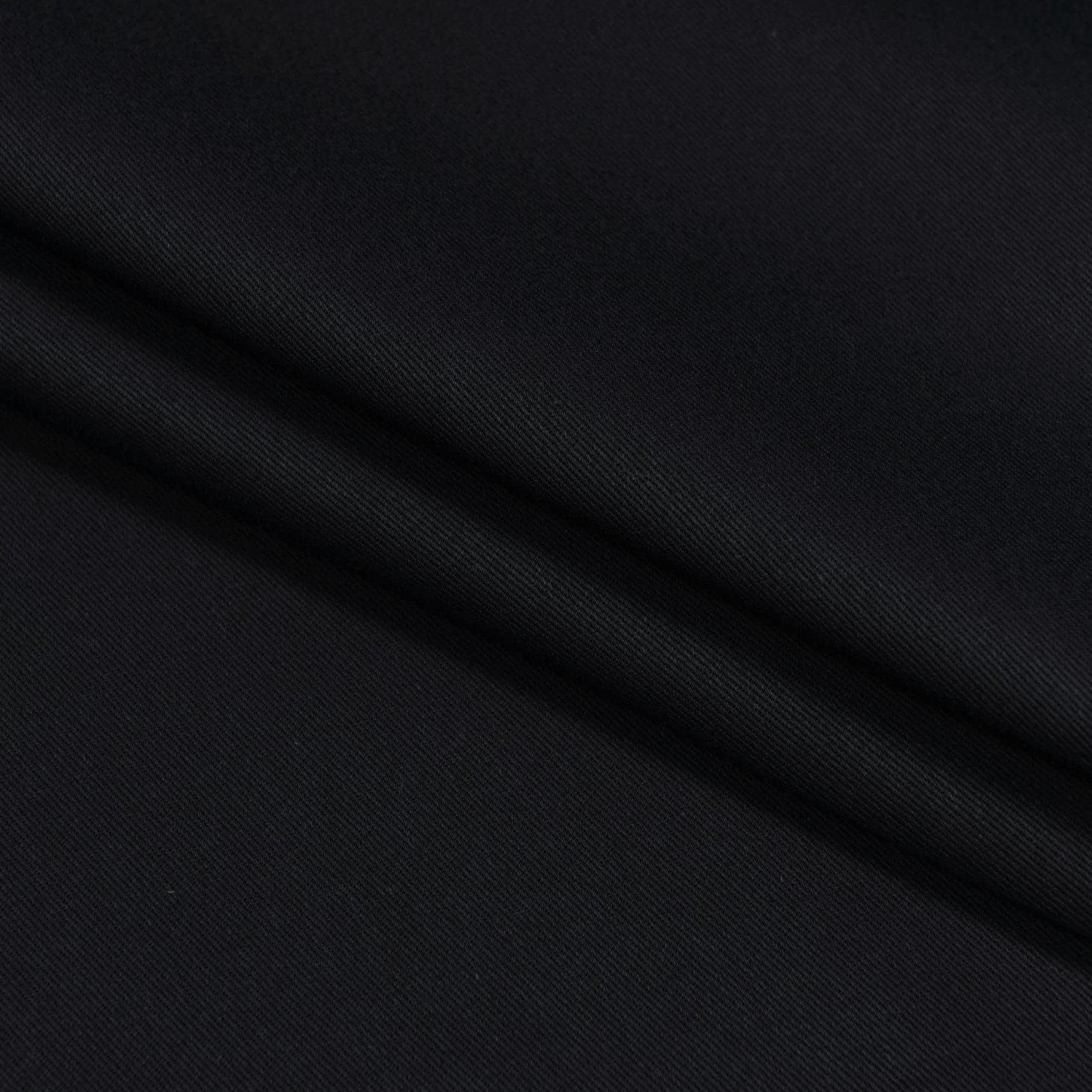 Саржа, чорний, розмір 50х50 см, щільність 200, бавовна 100%