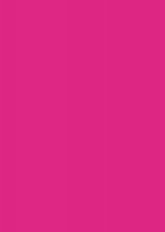 Бумага для дизайна, Tintedpaper А4, 21*29,7см, №23 ярко-розовый, 130г/м, без текстуры, Folia