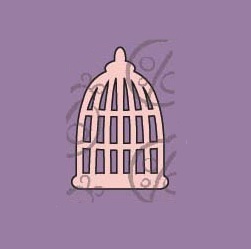 Фигурка-чипборд "Птичья клетка большая", 1 шт.