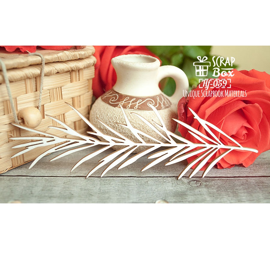 Чіпборд листок №4, розмір 44 * 132 мм від Scrapbox