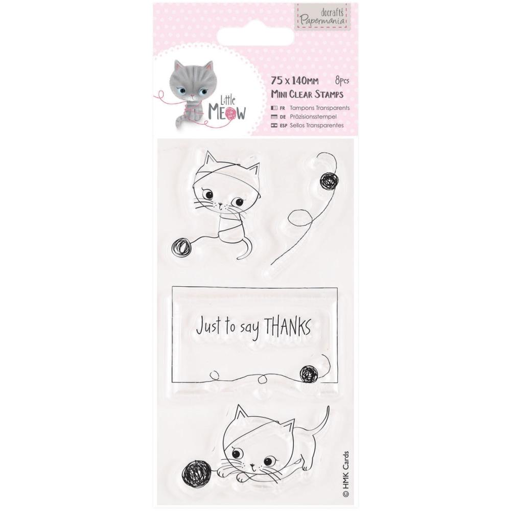 Набір штампів Just to Say - Little Meow 75х140 мм, papermania