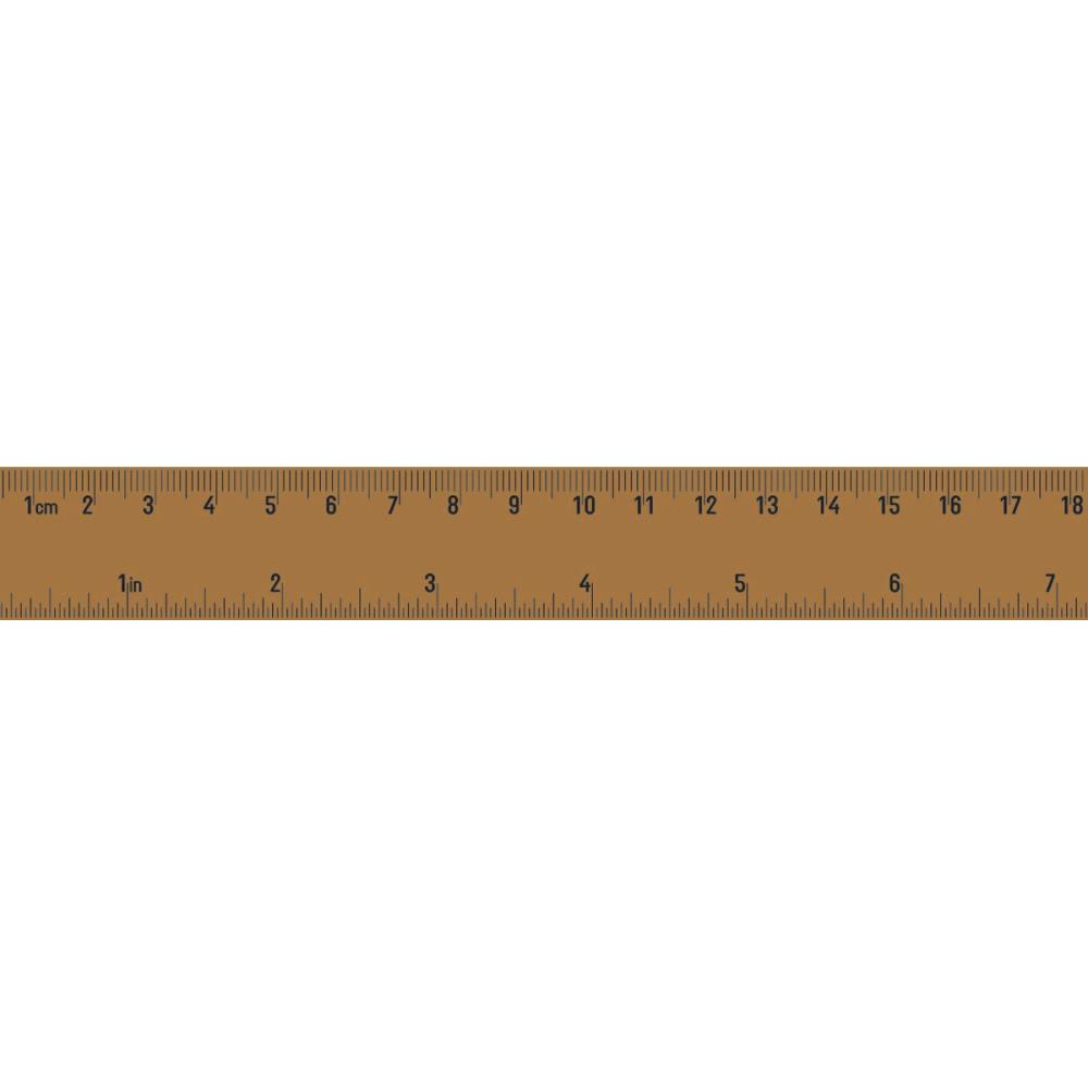 Бумажный скотч на клеевой основе Ruler 5 м, 15 мм от Kaisercraft
