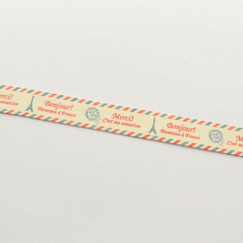 Бавовняна стрічка Пошта, 15мм, 1,8 м