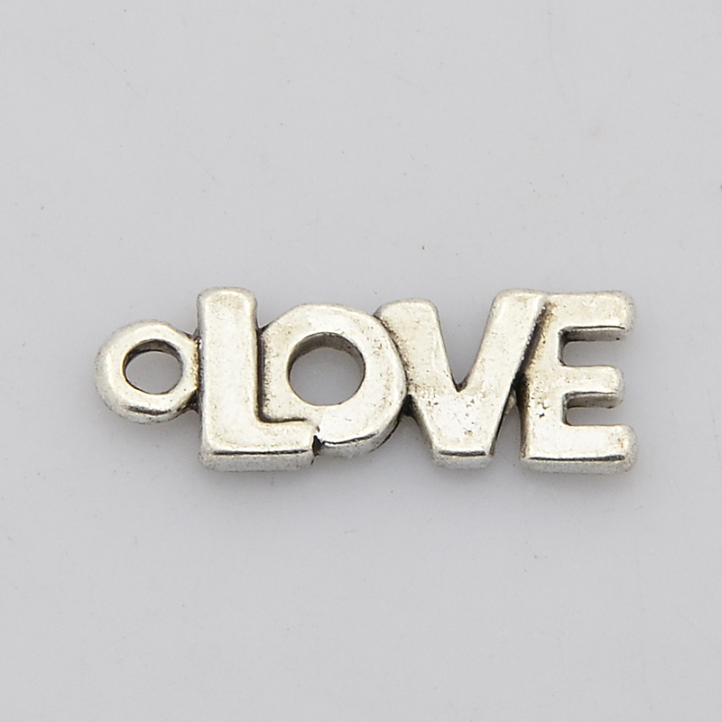 Набір підвісок Дитячий, античне срібло, 10 шт.