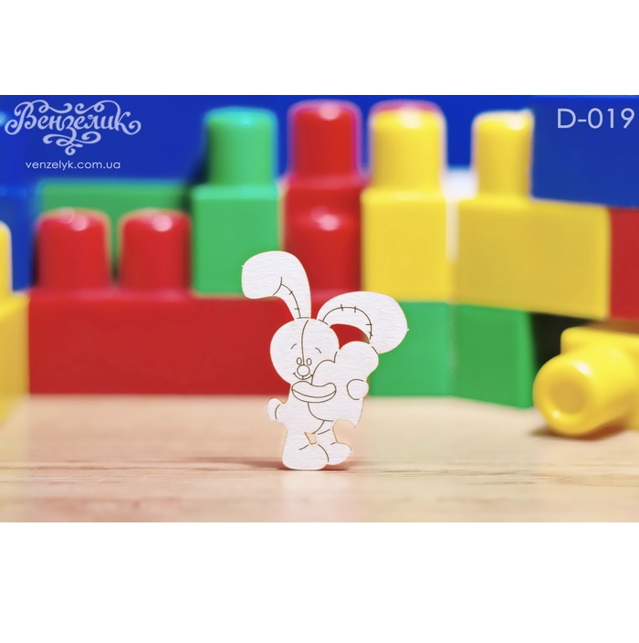 Чіпборд Зайчик 45x61 мм від Вензелік