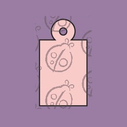 Фигурка-чипборд "Ярлык", 1 шт., 3 см.