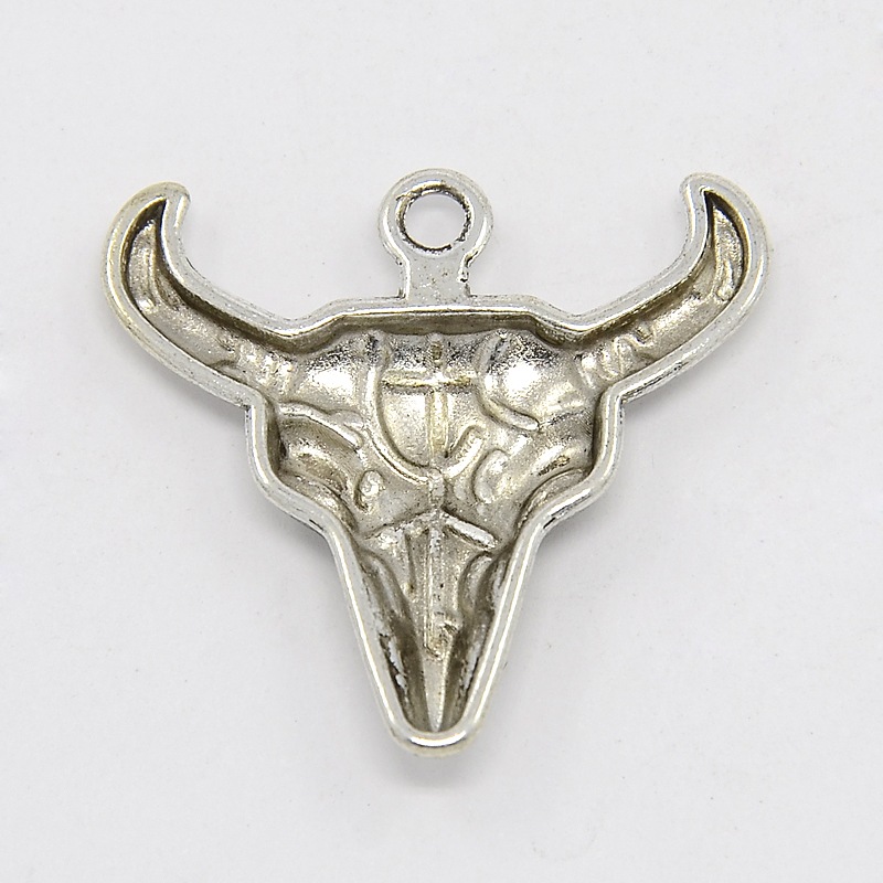 Набір підвісок Дикий захід, античне срібло, 10 шт.