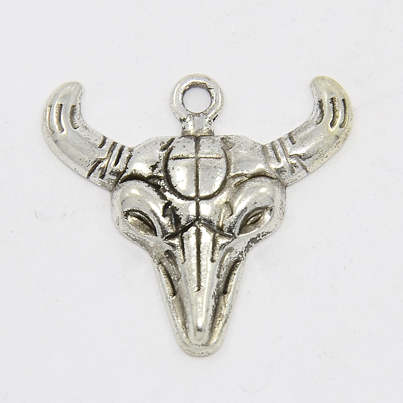 Набір підвісок Дикий захід, античне срібло, 10 шт.