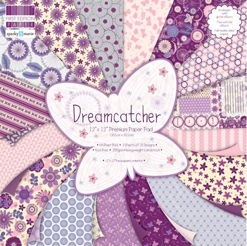 Набір паперу Dreamcatcher 30х30 см 16 аркушів від First Edition