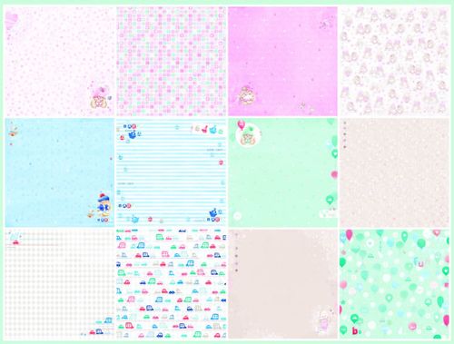 Набор бумаги "Зайка Ми Малыши", 15*15 см , 24 листа от ScrapBerry's