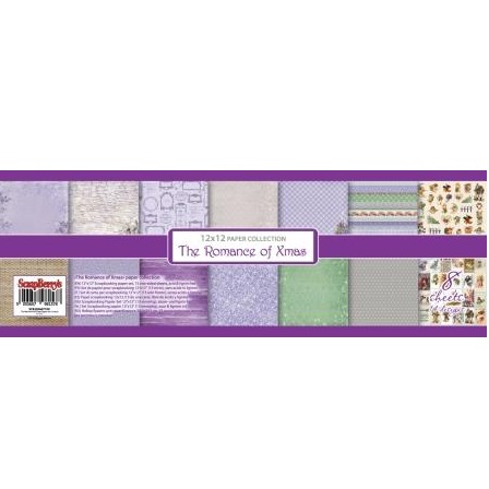 Набор бумаги "Новогодний Пейзаж", 30.5*30.5 см ,8 листов от ScrapBerry's