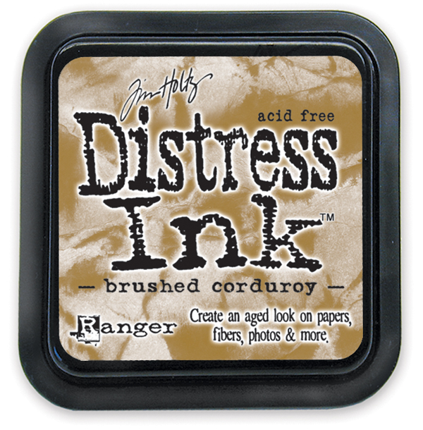 Краска для штампинга Distress Pad - Brushed Corduroy от Tim Holtz