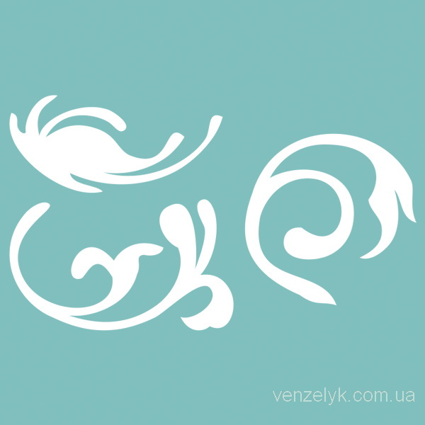 Чіпборд Набір гілочок 14x31, 31x23, 25x25 мм від Вензелік