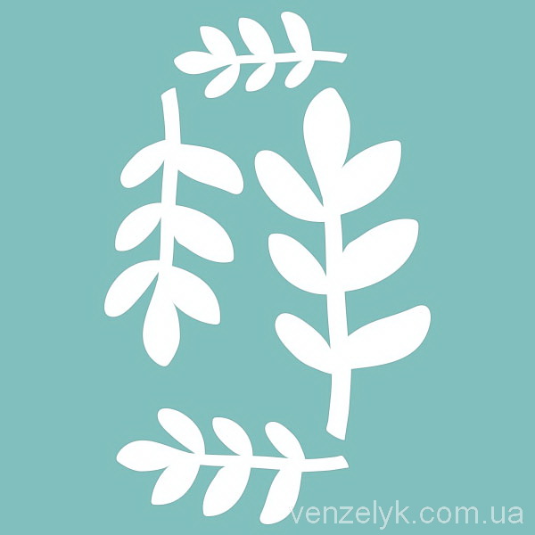 Чипборд Набор “Флора 05” от 30 до 60 мм от Вензелик