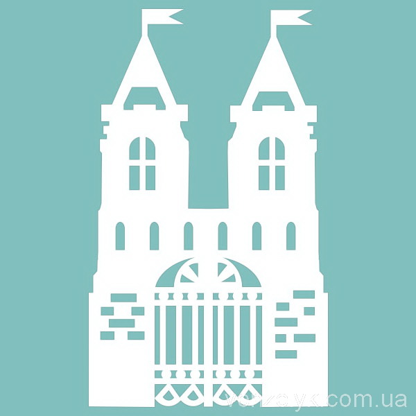 Чіпборд Замок 02 57x94 мм від Вензелік