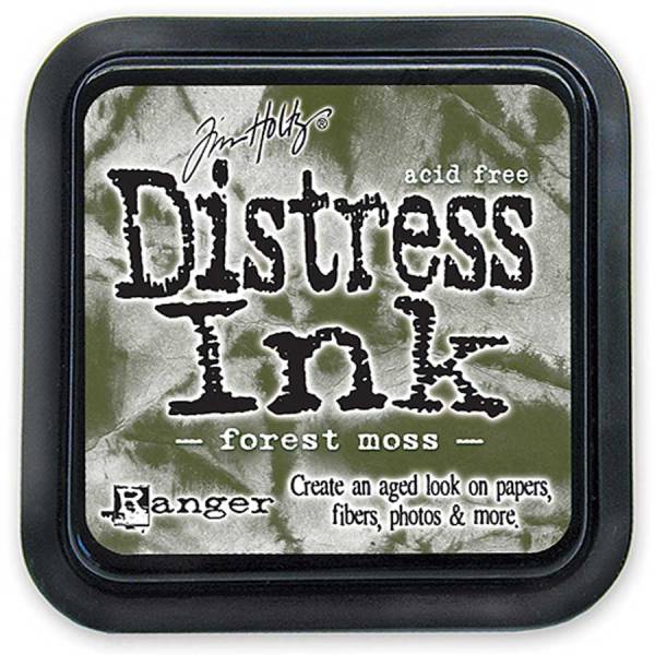 Краска для штампинга Distress Pad - Forest Moss от Tim Holtz