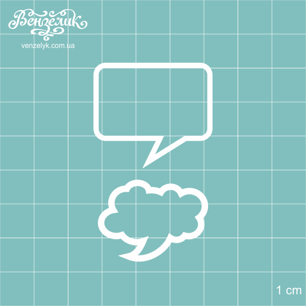 Чіпборд Набір тегів 1 шт 32, 35 мм від Вензелік