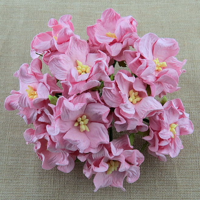 Декоративна квітка гарденії BABY PINK, 4 см., 1 шт.