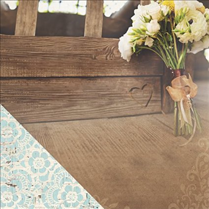 Двусторонняя бумага Wedding Day Bouquet, размер 30*30, 1 шт от Paper House