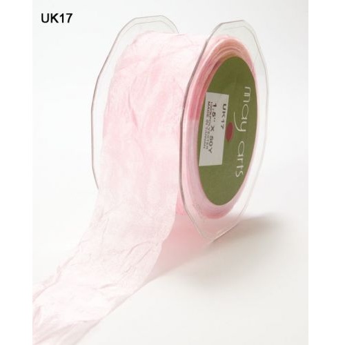 Шебби-лента Silky Crush Pink 90 см от May Arts